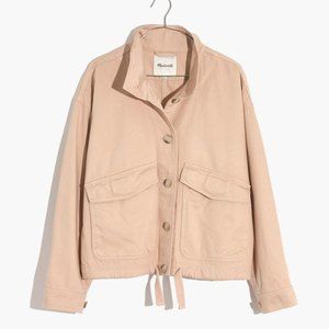 Madewell Beachmont Military Jacket in Pink